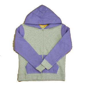 Mightly Girls Gray | Purple Hoodie size: 8 Years